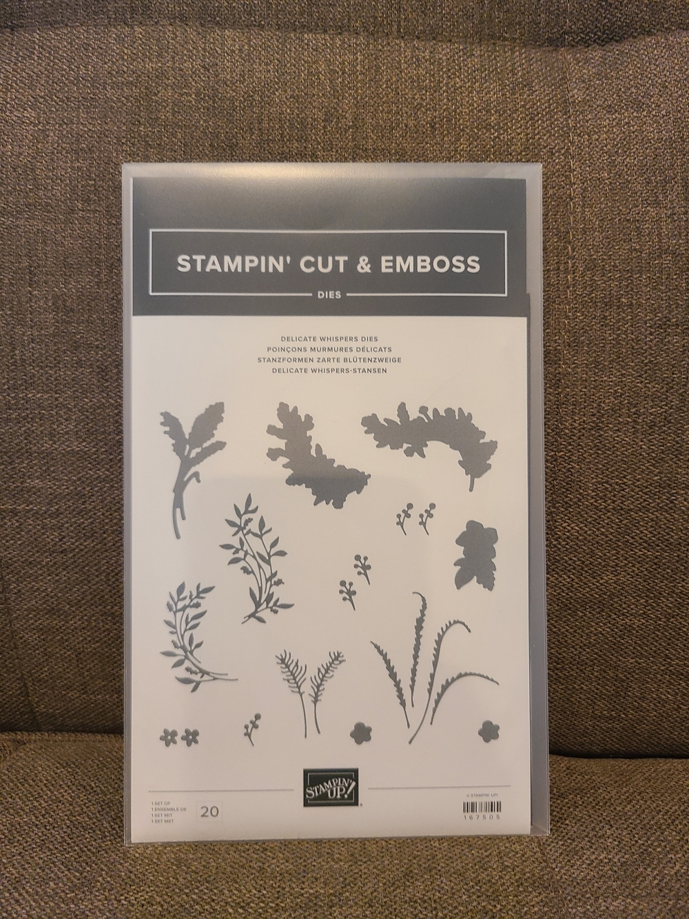 Stampin Up Delicate whispers stamp set & dies - Picture 3 of 4
